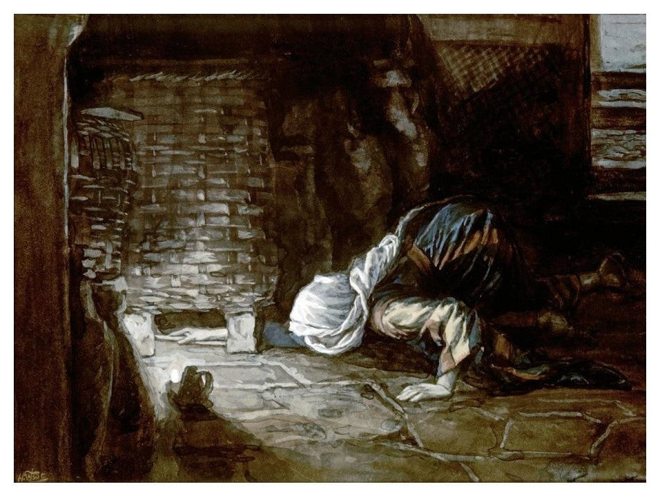"Lost Piece of Silver" Digital Paper Print by James Tissot, 24"x18"