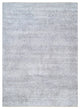 Ivory, Hand Knotted Damask Design, Wool and Plant Based Silk Rug, 10'0" x 13'10"