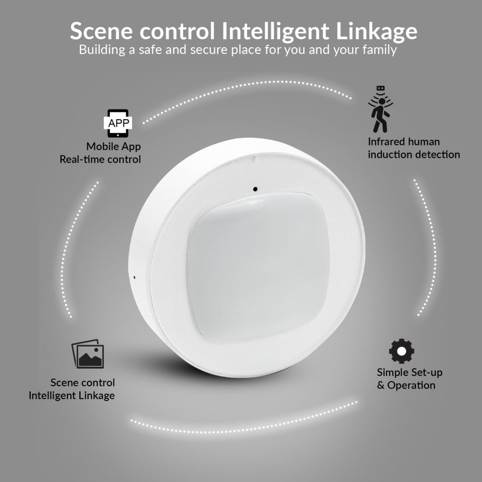 Motion Sensor Switch for Home Security, Upto 9 m Detection Range