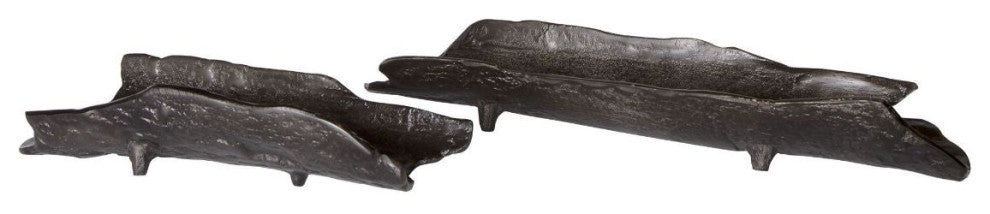 Uttermost Caryn Nickel Trays Set of 2