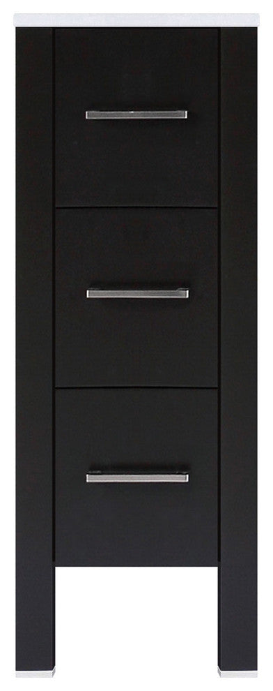 Modern Vanity Drawer Base, Espresso