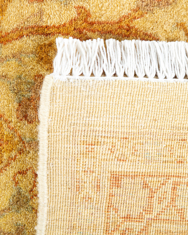 Mogul, One-of-a-Kind Hand-Knotted Area Rug, Ivory, 6' 3" x 8' 10"