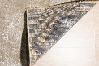 Hand-Knotted Wool Gray Silver Transitional Abstract Traditional Knot Rug, 7'10 X 10'