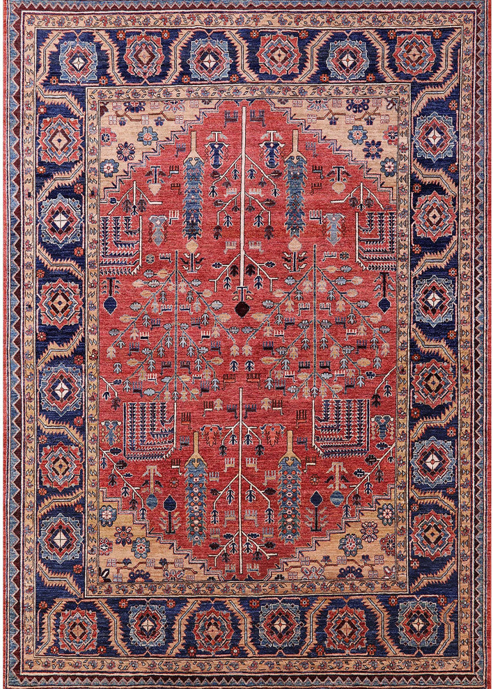 Ahgly Company Indoor Rectangle Mid-Century Modern Area Rugs, 4' x 6'