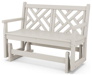Polywood Chippendale Glider, Sand