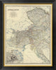 "Austria West, 1861" Framed Canvas Giclee by Alexander Keith Johnston, 27x34"