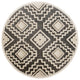 Contemporary Tufted Scandinavian Round Rug, 4' Round