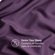 Bare Home Microfiber Pillowcases - Set of 2, Plum, King