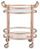 Acme Lakelyn Serving Cart, Rose Gold
