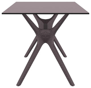 Ibiza Rectangle Table 55 inch Brown