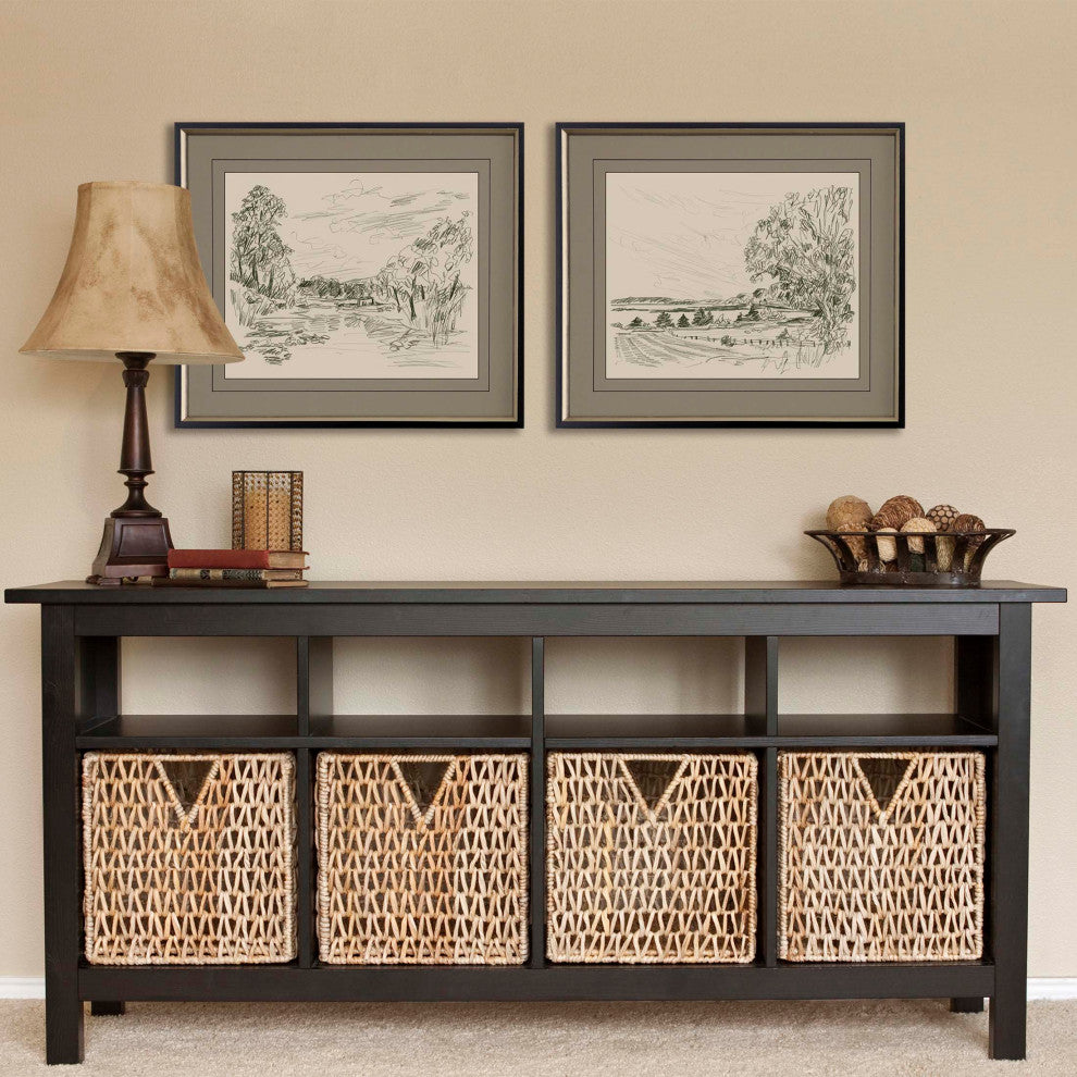 Sepia Scenes II, 2-Piece Set Framed Art