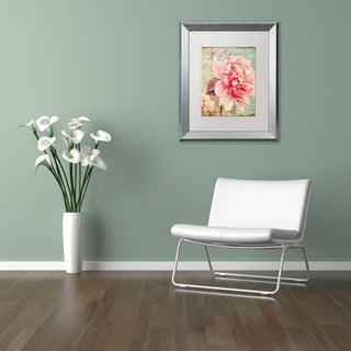 Color Bakery 'Saisons III' Matted Framed Art, Silver Frame, White Mat, 16x20