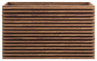 Render 36" Wall-Mount Bathroom Vanity Cabinet, Walnut