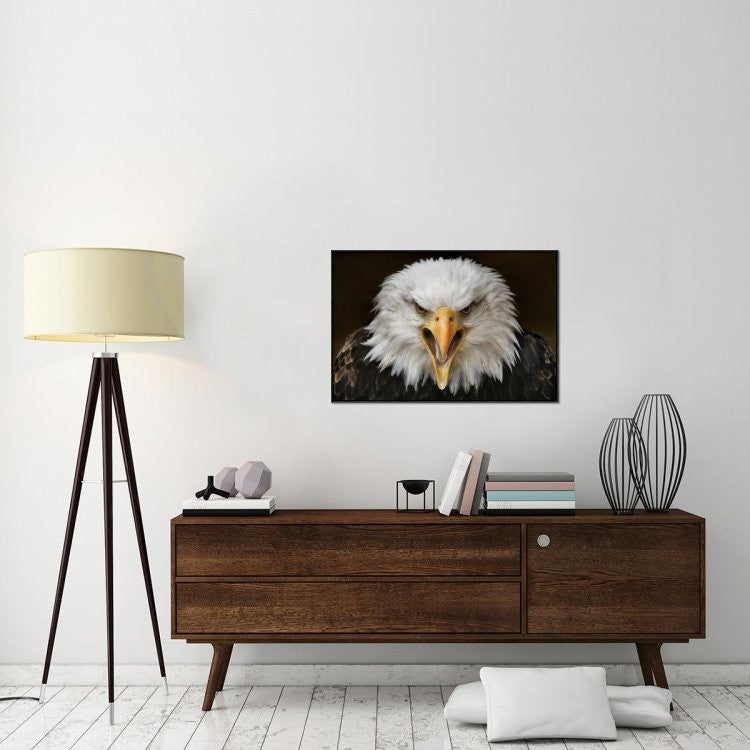 "Fierce" Framed Canvas Giclee by Jimmy Hoffman, 37x25"