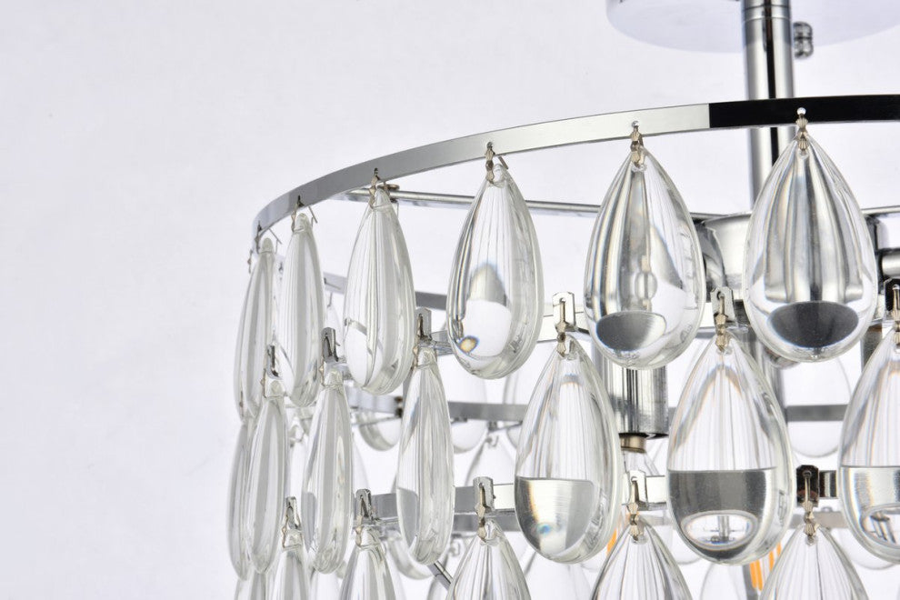 Murphy 16" Flush Mount, Chrome