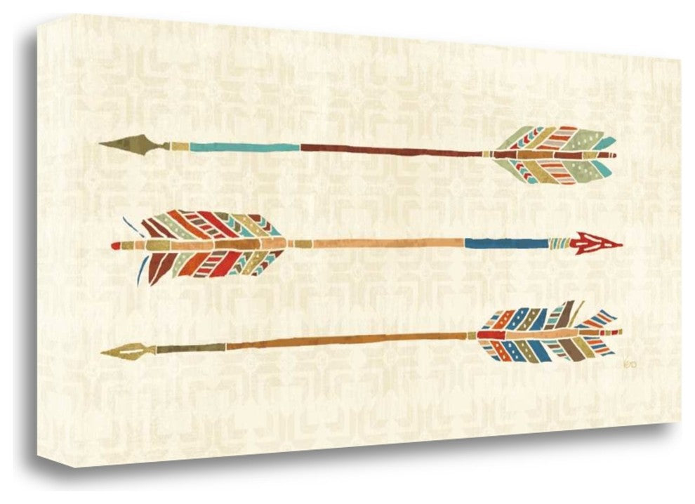 "Southwest At Heart VIII" By Veronique Charron, Giclee on Gallery Wrap Canvas