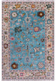 Turkish Oushak Hand-Knotted Wool Rug 4' 1" X 6' 1" - Q15890