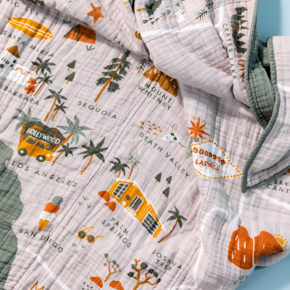 Quilt, 3-Layer GOTS Certified Organic Muslin Cotton