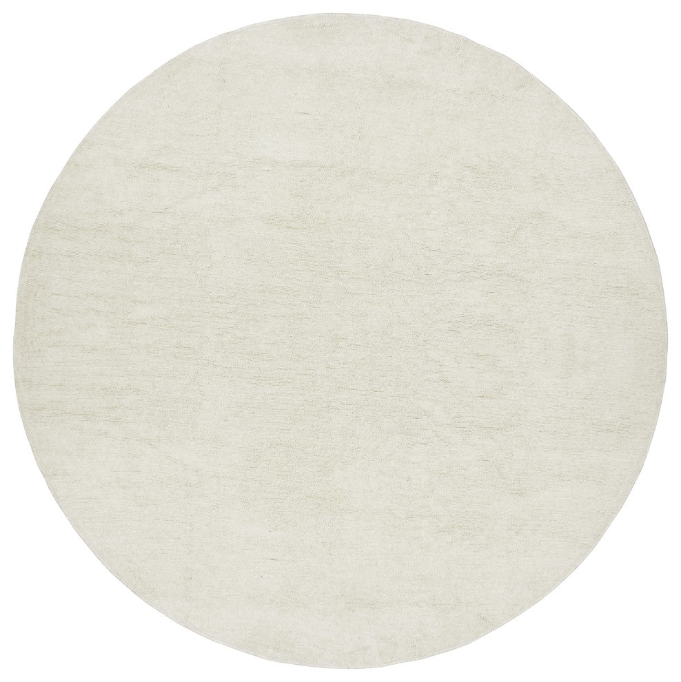 Woolable rug Round Natural