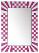 DecorShore South Beach Collection 24"x18" Pink Sands Decorative Wall Mirrors