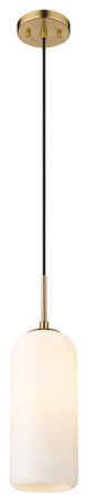 Zlite 732P17-HBR 1-Light Pendant, Matte Opal