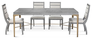 Nylah Dining Chair - Set of 2 - Platinum/Cream