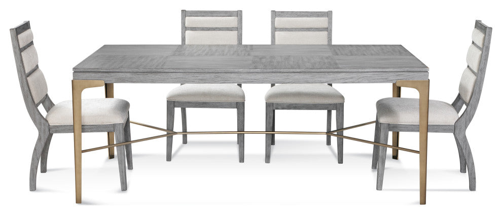 Nylah Dining Chair - Set of 2 - Platinum/Cream