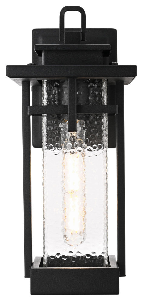 Home Living 6" Outdoor Wall Sconce, Black