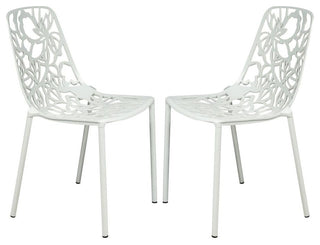 LeisureMod Modern Devon Aluminum Chair, Set of 2 DC23W2
