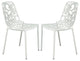 LeisureMod Modern Devon Aluminum Chair, Set of 2 DC23W2
