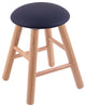 Holland Bar Stool, Oak Round Cushion Vanity Stool, Smooth Legs