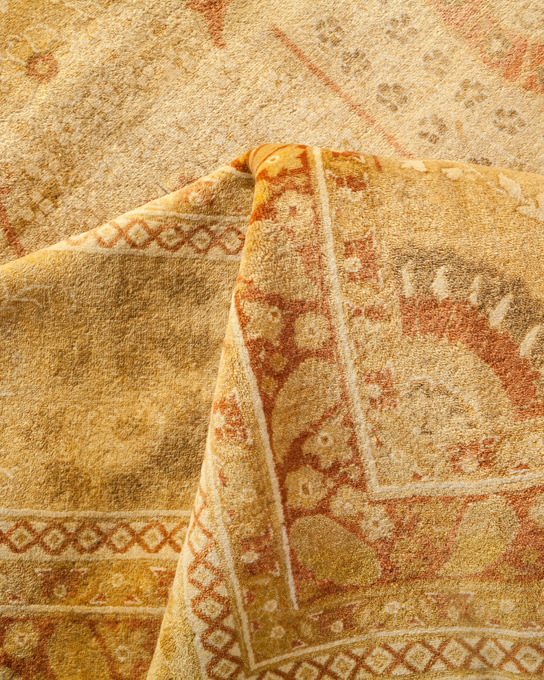 Rowan, One-of-a-Kind Hand-Knotted Area Rug Ivory, 8'1"x10'4"