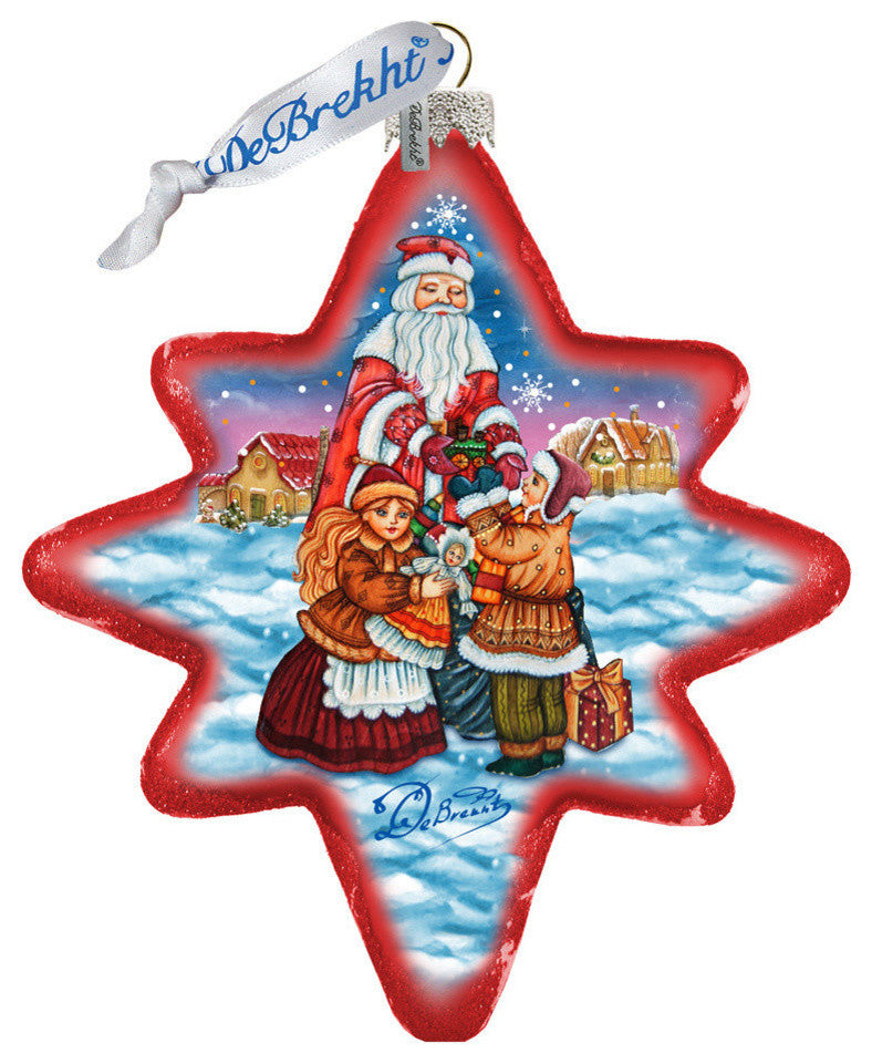 Gift Giver Santa North-Star Ornament