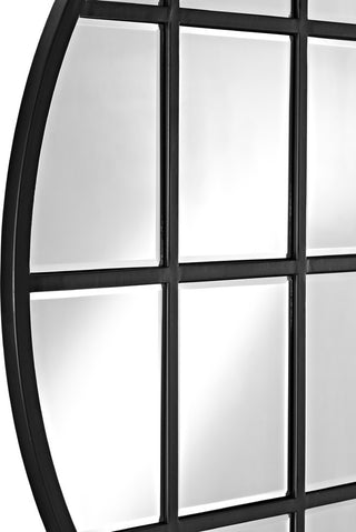 40" Modern Round Window Wall Mirror