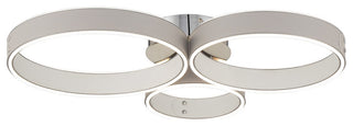 Verdura 1-Light Flushmount, Grey+ White
