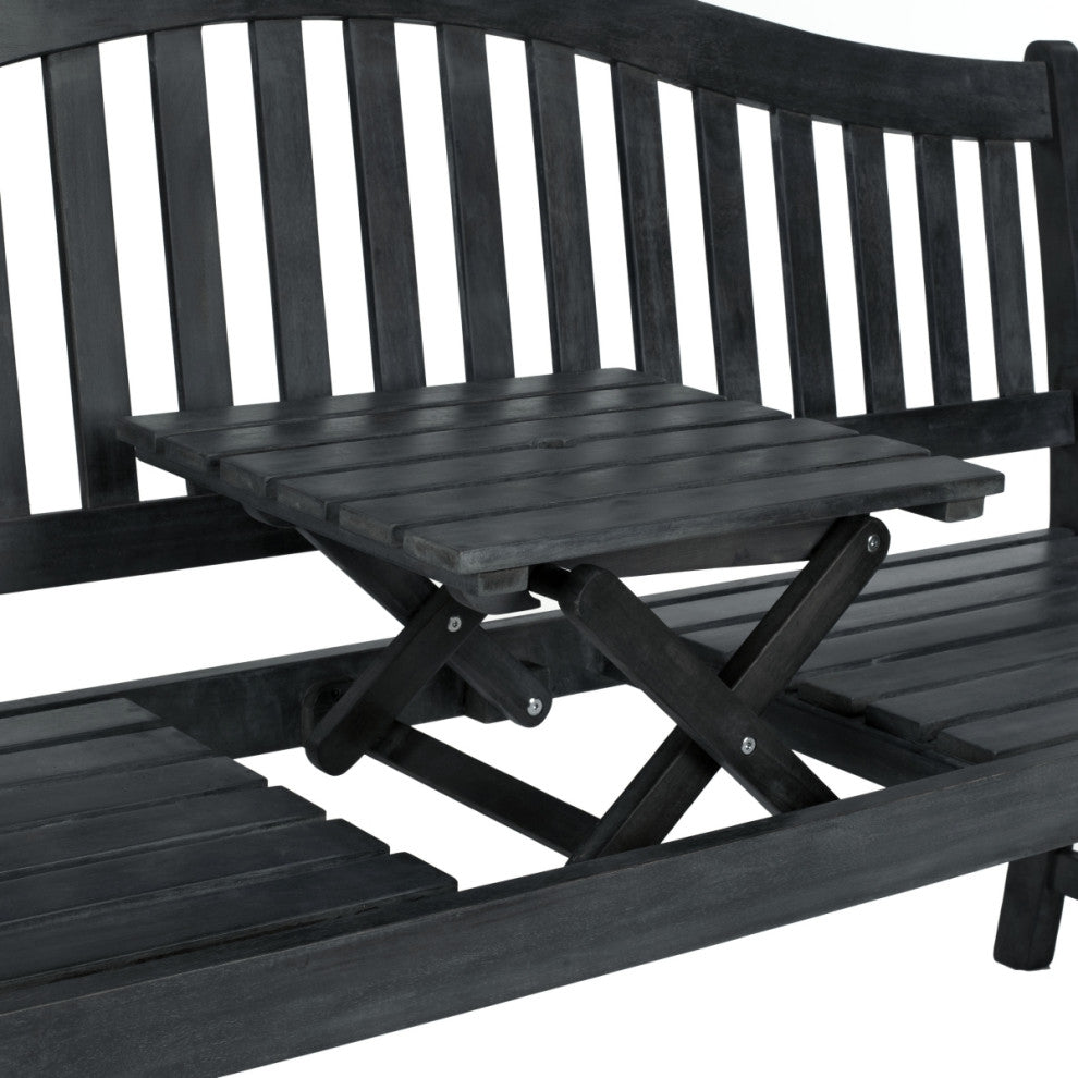 Safavieh Mischa Bench, Dark Slate Gray