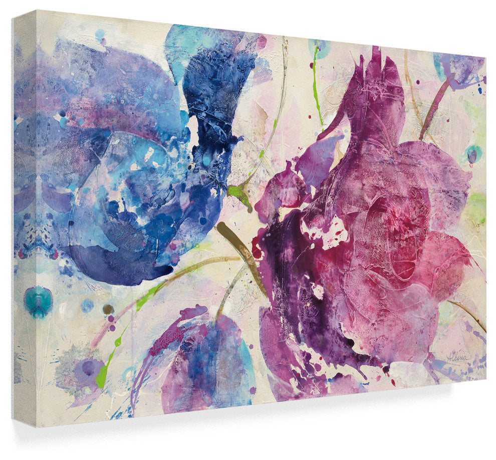 "Fireworks Abstract v2" by Albena Hristova, Canvas Art, 30"x47"