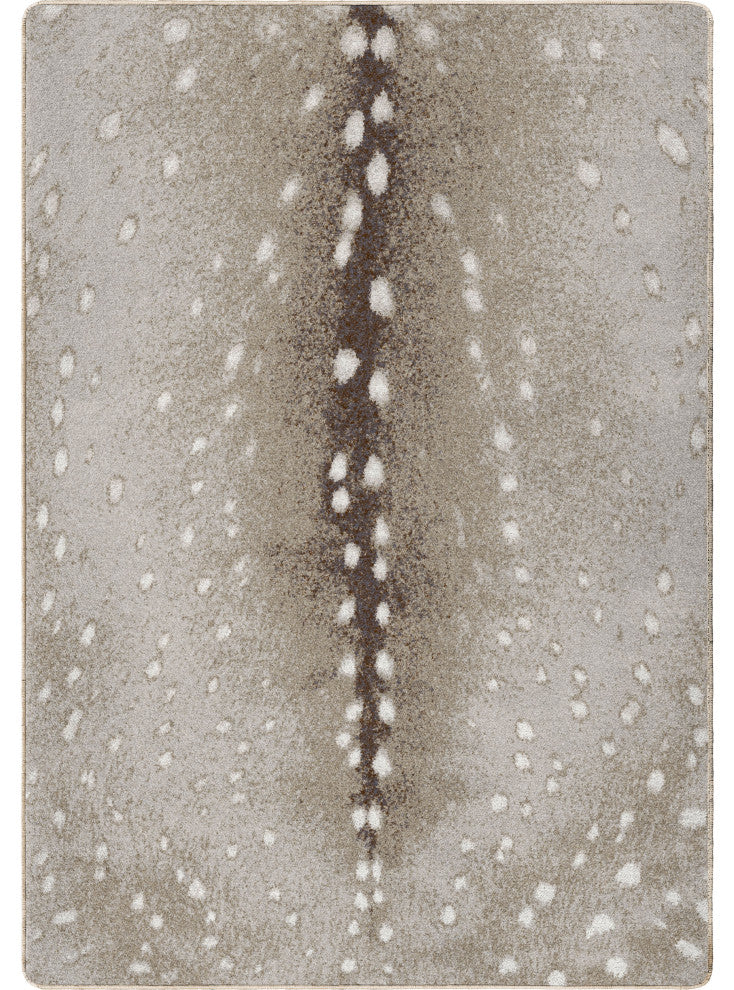 Spotted Hide, Gray, 8'x11'