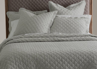 Oslo 6-Piece King Linen Quilt Set - Gray