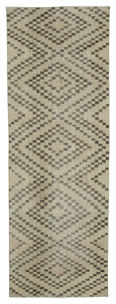 Rug N Carpet - Hand-knotted Turkish 3' 8'' x 11' 1'' Distressed Vintage Rug