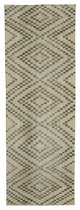 Rug N Carpet - Hand-knotted Turkish 3' 8'' x 11' 1'' Distressed Vintage Rug