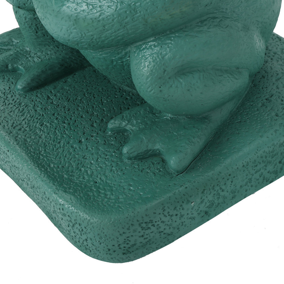 GDF Studio Zues Outdoor 55lbs Green Frog Umbrella Base