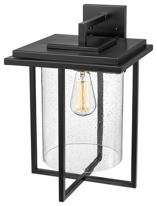 1 Light 11" Powder Coated Black Outdoor