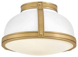 Hinkley Barton Medium Flush Mount, Matte White