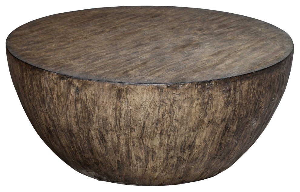 Lark Round Wood Coffee Table