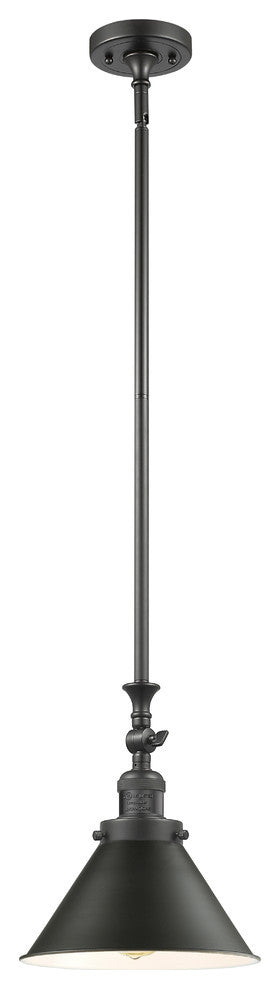 1-Light Dimmable LED Briarcliff 10" Mini Pendant, Oil Rubbed Bronze