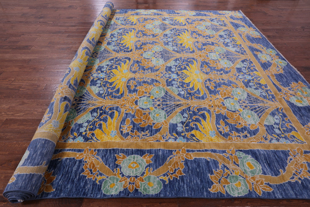 12' 0" X 14' 11" William Morris Hand-Knotted Wool Rug - Q14934