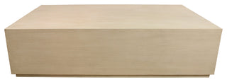Flagstaff 72" Solid Wood Cocktail Table, Stone Natural