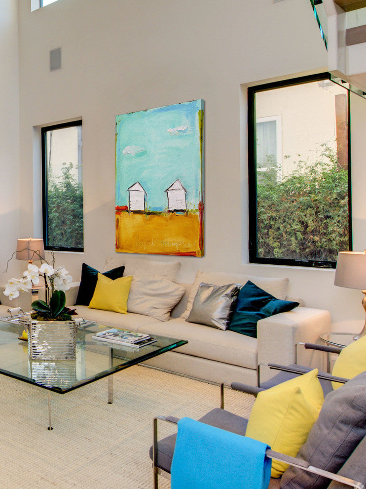 "Keep It Simple" Painting Print on Canvas by Tori Campisi