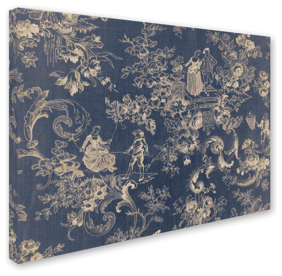 Color Bakery 'Toile Fabrics II' Canvas Art, 32"x24"